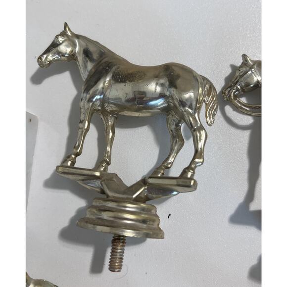 Vintage 70s Plastic Horse Show Trophy Topper Equestrian 3" Award Tops LOT 11 Pc - Picture 4 of 10